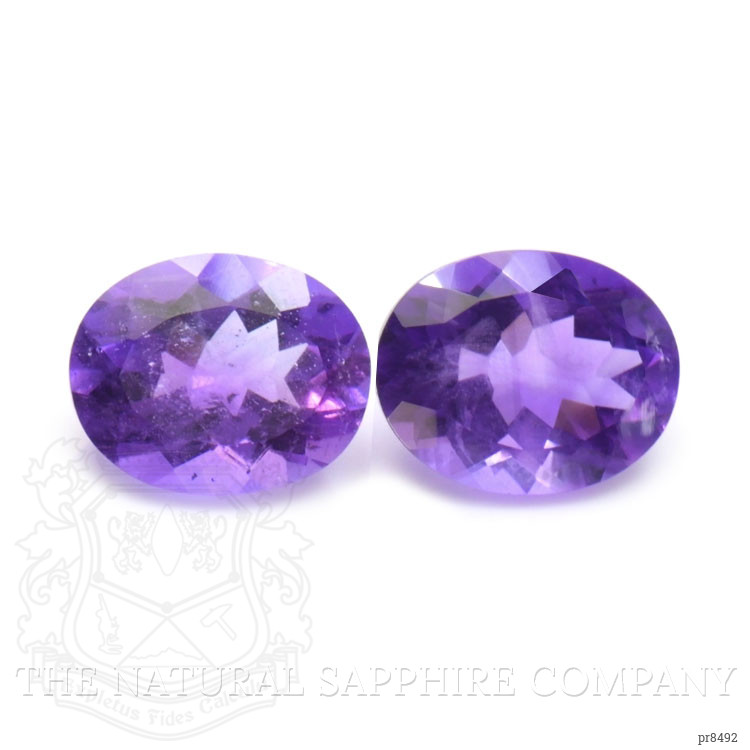 4.25 Ct.Tw. Amethyst Pair from Africa