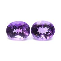 4.76&nbsp;Ct.Tw.Total Carat Weight Amethyst Pair from Africa Video