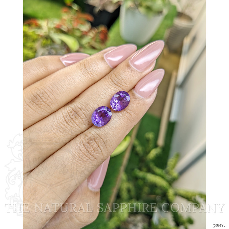 4.76 Ct.Tw. Amethyst Pair from Africa