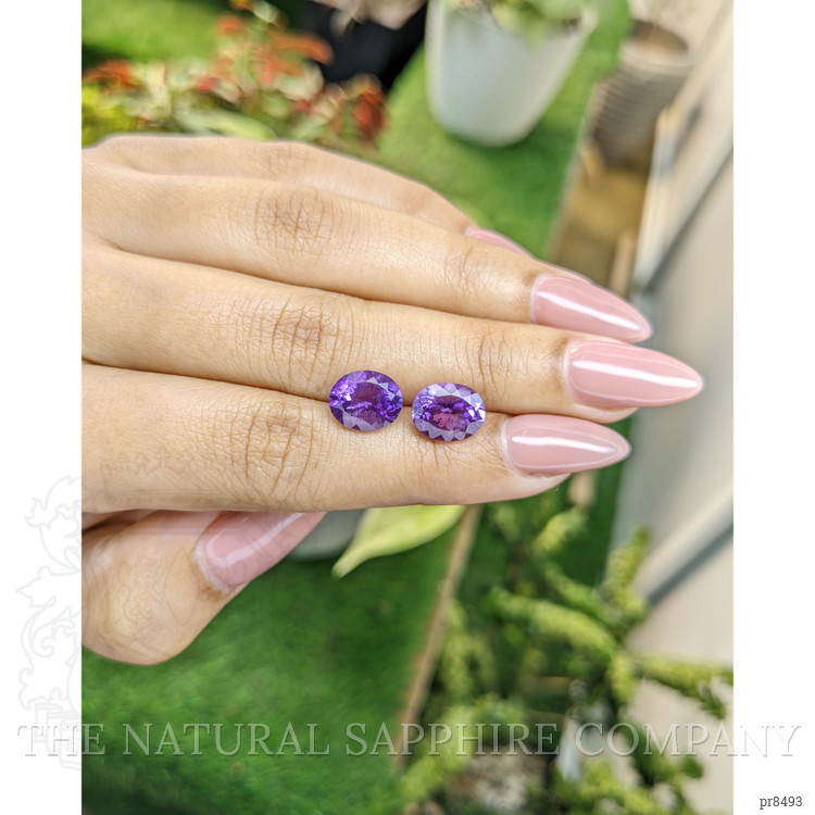 4.76 Ct.Tw. Amethyst Pair from Africa