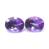 4.87&nbsp;Ct.Tw.Total Carat Weight Amethyst Pair from Africa Video