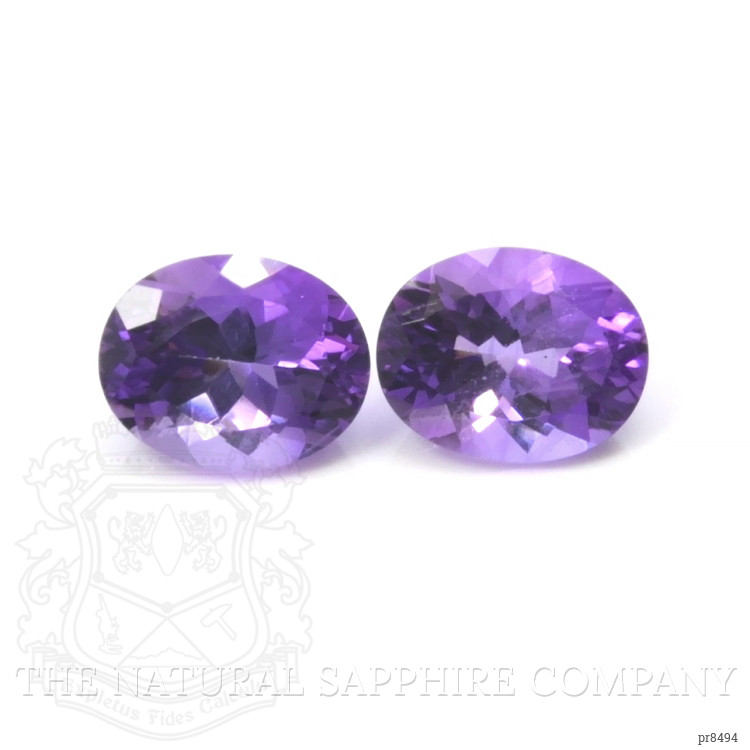 4.87 Ct.Tw. Amethyst Pair from Africa