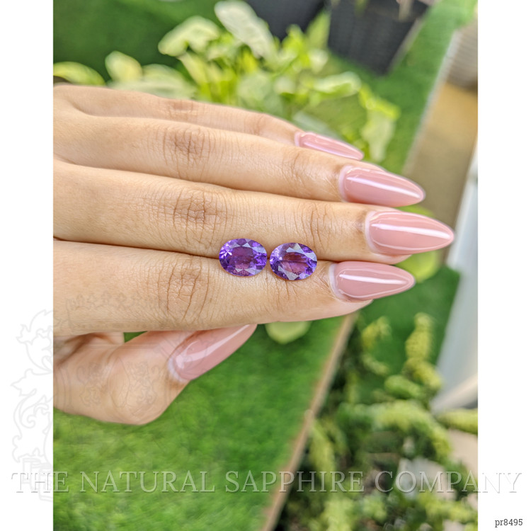 4.14 Ct.Tw. Amethyst Pair from Africa