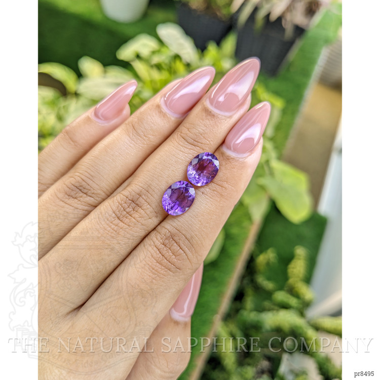 4.14 Ct.Tw. Amethyst Pair from Africa