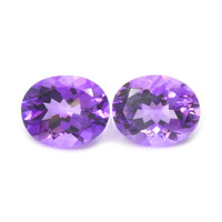 4.36&nbsp;Ct.Tw.Total Carat Weight Amethyst Pair from Africa Video