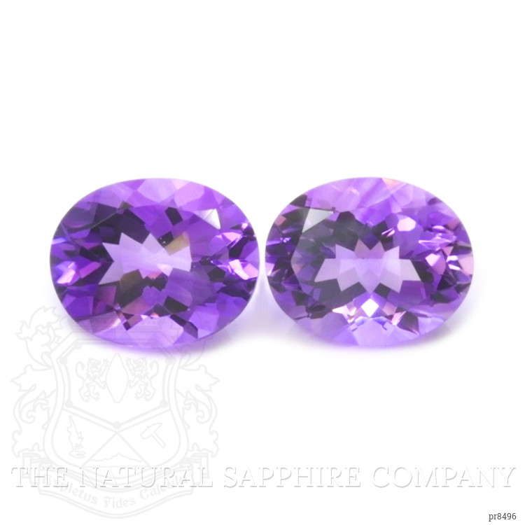 4.36 Ct.Tw. Amethyst Pair from Africa