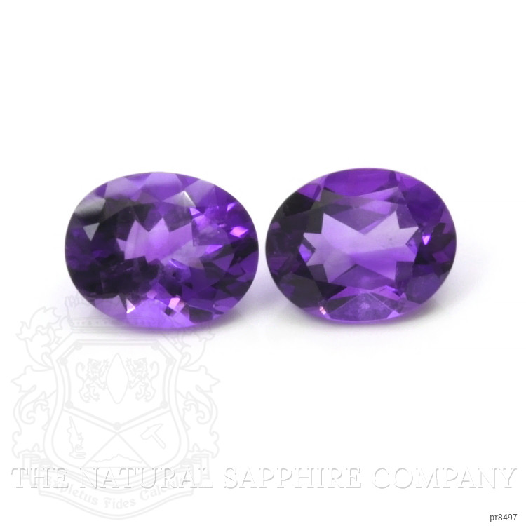 4.83 Ct.Tw. Amethyst Pair from Africa