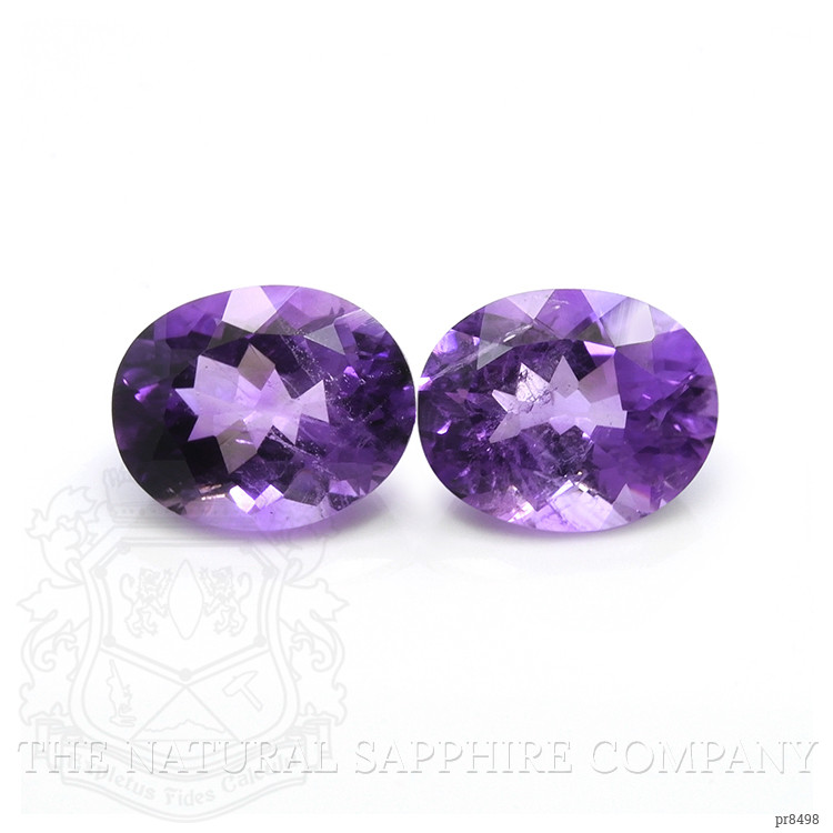 4.58 Ct.Tw. Amethyst Pair from Africa