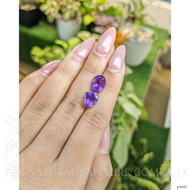 4.76 Ct.Tw. Amethyst Pair from Africa