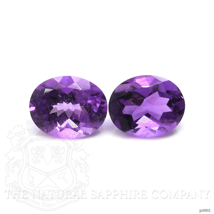 4.64 Ct.Tw. Amethyst Pair from Africa
