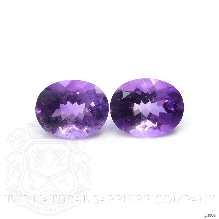 4.59 Ct.Tw. Amethyst Pair from Africa