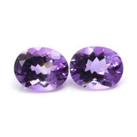 4.47&nbsp;Ct.Tw.Total Carat Weight Amethyst Pair from Africa Video