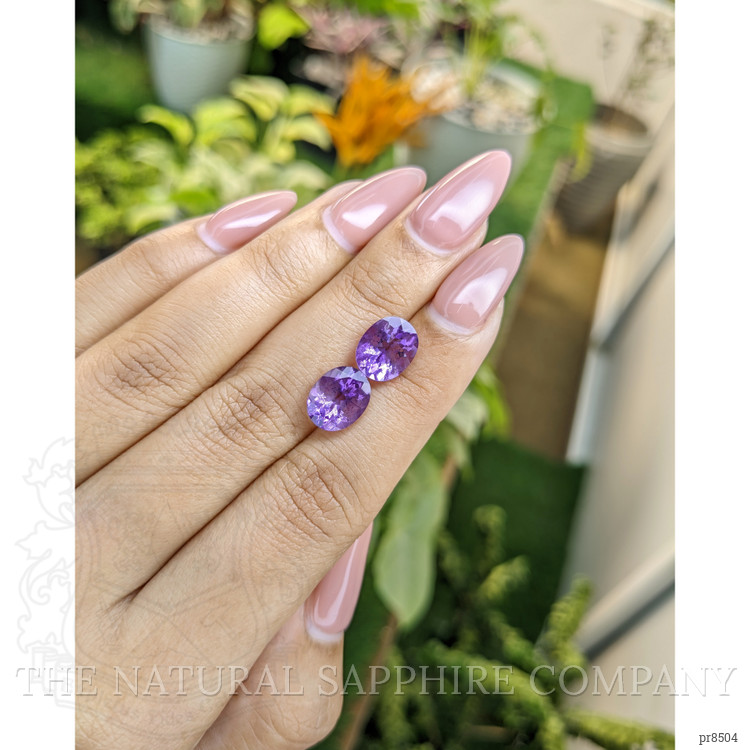 4.47 Ct.Tw. Amethyst Pair from Africa