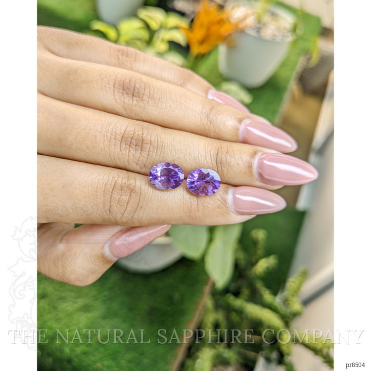 4.47 Ct.Tw. Amethyst Pair from Africa