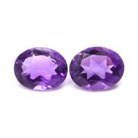 4.27&nbsp;Ct.Tw.Total Carat Weight Amethyst Pair from Africa Video
