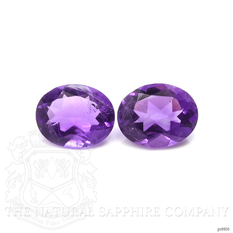 4.27 Ct.Tw. Amethyst Pair from Africa