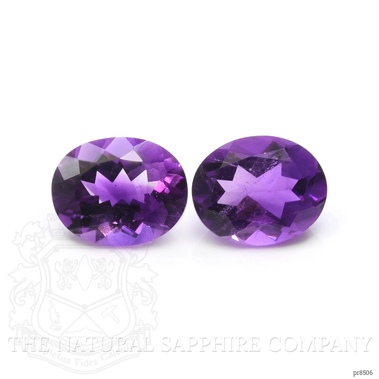 4.97 Ct.Tw. Amethyst Pair from Africa