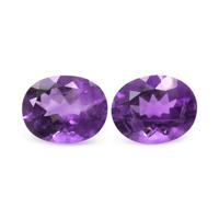 4.18&nbsp;Ct.Tw.Total Carat Weight Amethyst Pair from Africa Video