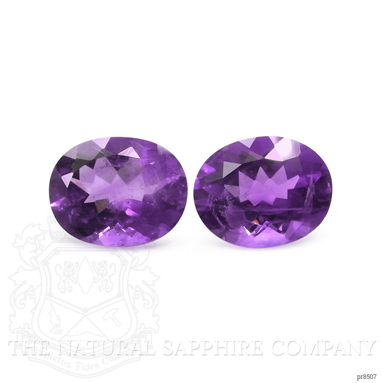 4.18 Ct.Tw. Amethyst Pair from Africa