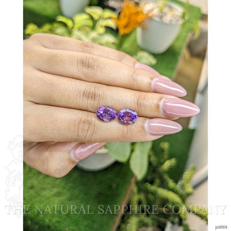 4.74 Ct.Tw. Amethyst Pair from Africa