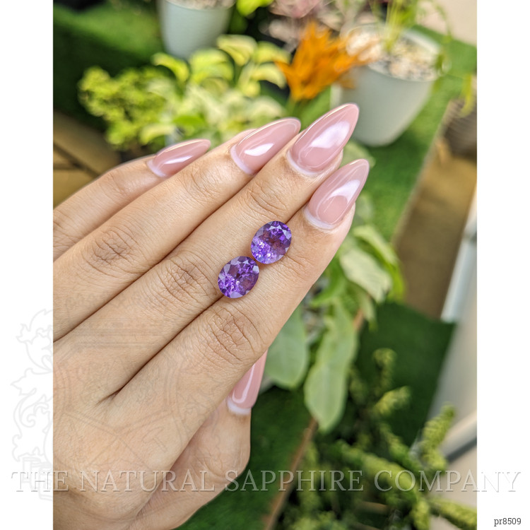 4.74 Ct.Tw. Amethyst Pair from Africa