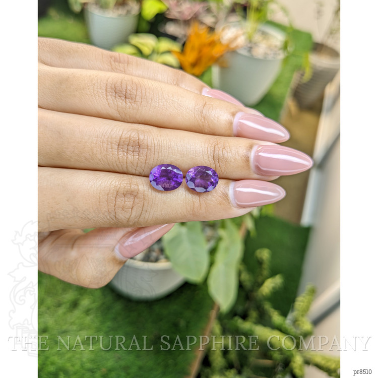 4.71 Ct.Tw. Amethyst Pair from Africa