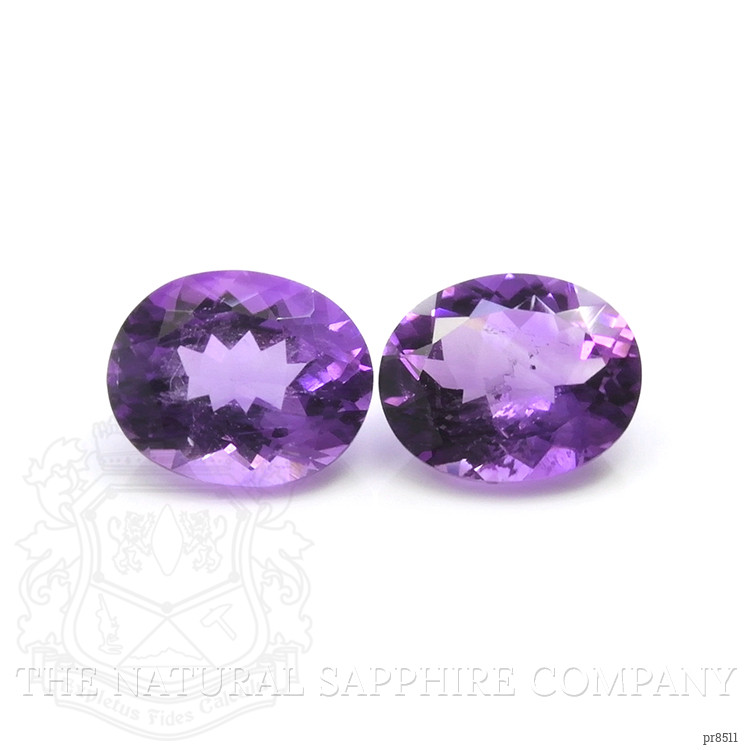 4.59 Ct.Tw. Amethyst Pair from Africa