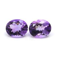 4.65&nbsp;Ct.Tw.Total Carat Weight Amethyst Pair from Africa Video