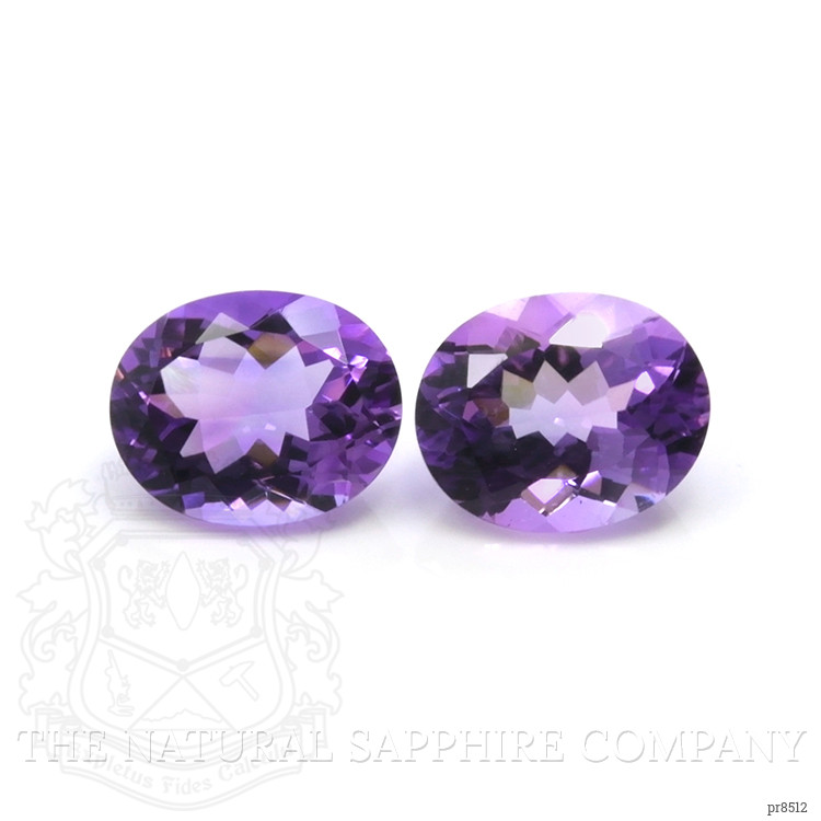 4.65 Ct.Tw. Amethyst Pair from Africa