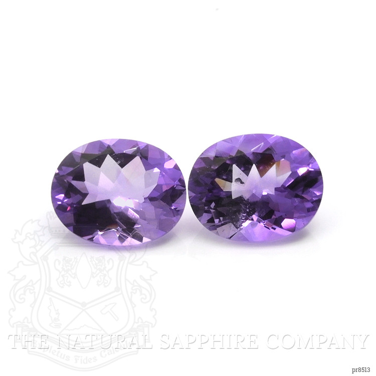 4.34 Ct.Tw. Amethyst Pair from Africa