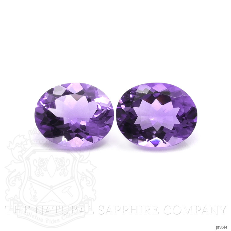 4.33 Ct.Tw. Amethyst Pair from Africa