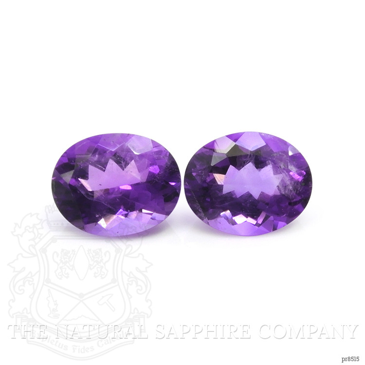 4.65 Ct.Tw. Amethyst Pair from Africa