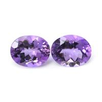 4.50&nbsp;Ct.Tw.Total Carat Weight Amethyst Pair from Africa Video
