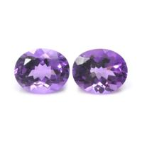 4.80&nbsp;Ct.Tw.Total Carat Weight Amethyst Pair from Africa Video