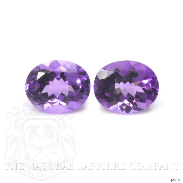 4.80 Ct.Tw. Amethyst Pair from Africa