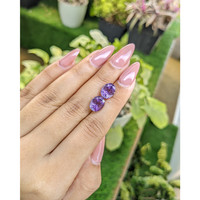 4.80&nbsp;Ct.Tw.Total Carat Weight Amethyst Pair from Africa Life Style