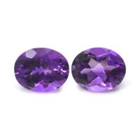 4.72&nbsp;Ct.Tw.Total Carat Weight Amethyst Pair from Africa Video