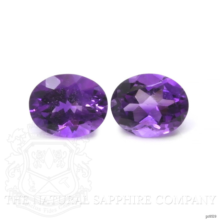 4.72 Ct.Tw. Amethyst Pair from Africa