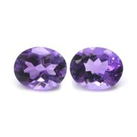 4.64&nbsp;Ct.Tw.Total Carat Weight Amethyst Pair from Africa Video