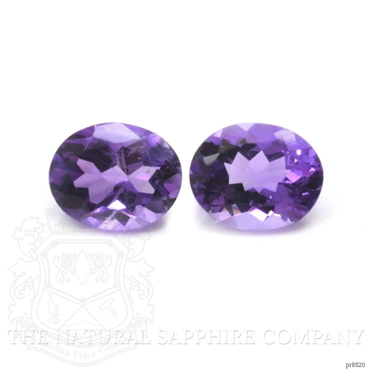 4.64 Ct.Tw. Amethyst Pair from Africa