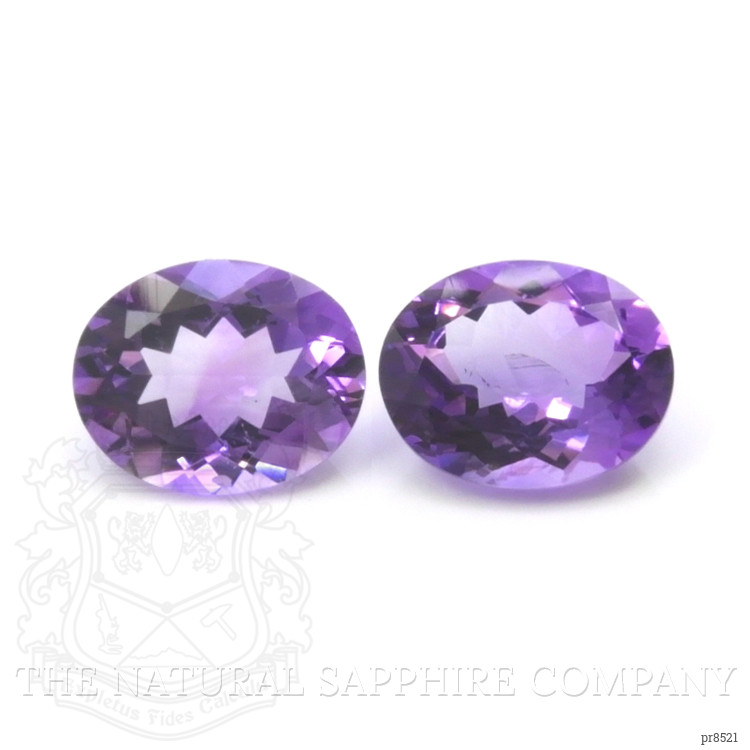 4.21 Ct.Tw. Amethyst Pair from Africa