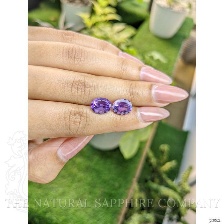 4.21 Ct.Tw. Amethyst Pair from Africa