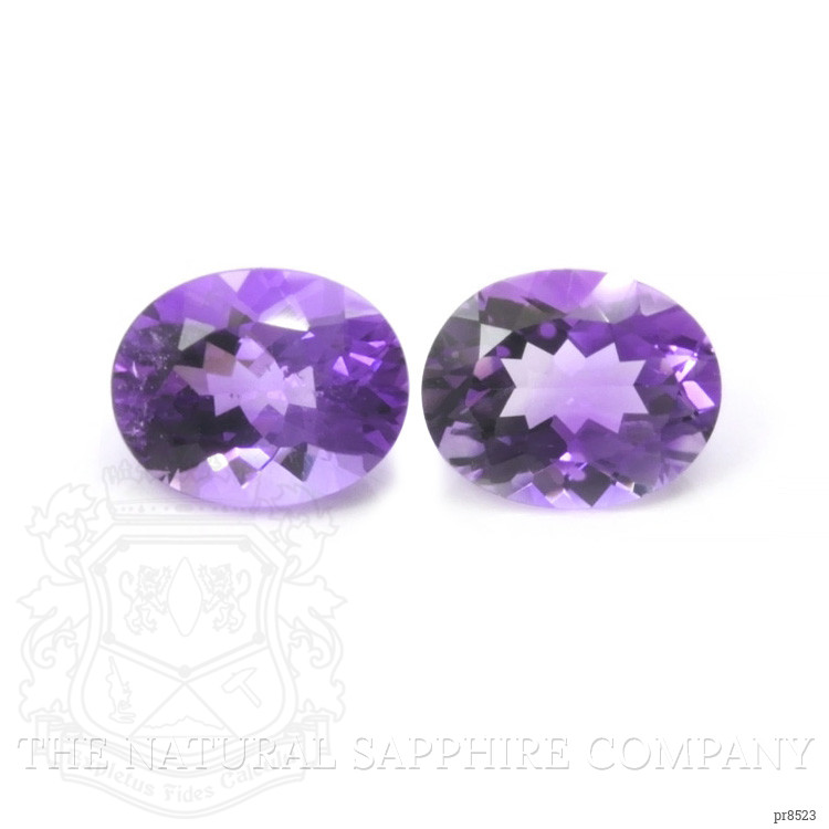 4.49 Ct.Tw. Amethyst Pair from Africa