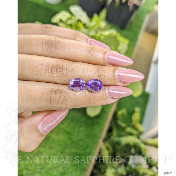 4.49 Ct.Tw. Amethyst Pair from Africa