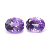 4.54&nbsp;Ct.Tw.Total Carat Weight Amethyst Pair from Africa Video