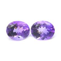 4.54&nbsp;Ct.Tw.Total Carat Weight Amethyst Pair from Africa Video