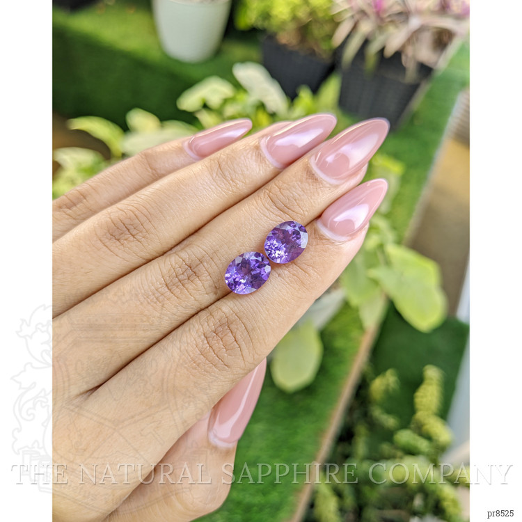 4.54 Ct.Tw. Amethyst Pair from Africa