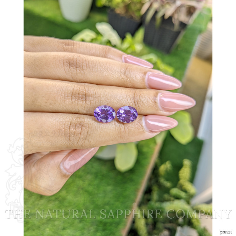 4.54 Ct.Tw. Amethyst Pair from Africa