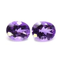 4.43&nbsp;Ct.Tw.Total Carat Weight Amethyst Pair from Africa Video