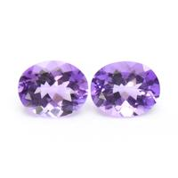 4.30&nbsp;Ct.Tw.Total Carat Weight Amethyst Pair from Africa Video